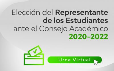 Elección del Representante de los estudiantes ante el consejo académico 2020-2022