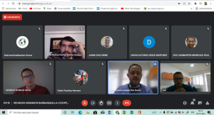 Reunión Virtual con Unisimon de Cooperación