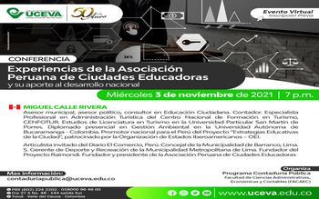 Conferencia Experiencias de Asociación Peruana de Ciudades Educadoras
