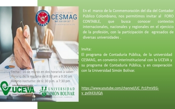 Foro Contable CESMAG