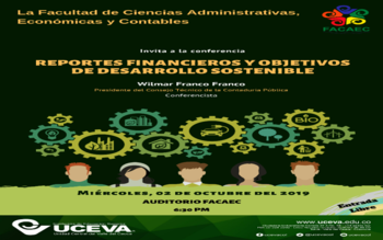 Conferencia Reportes Financieros y Objetivos Desarrollo Sostenible