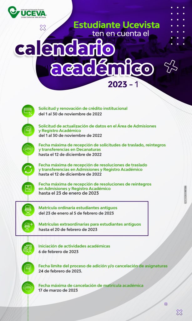 Calendario Académico 2023-1