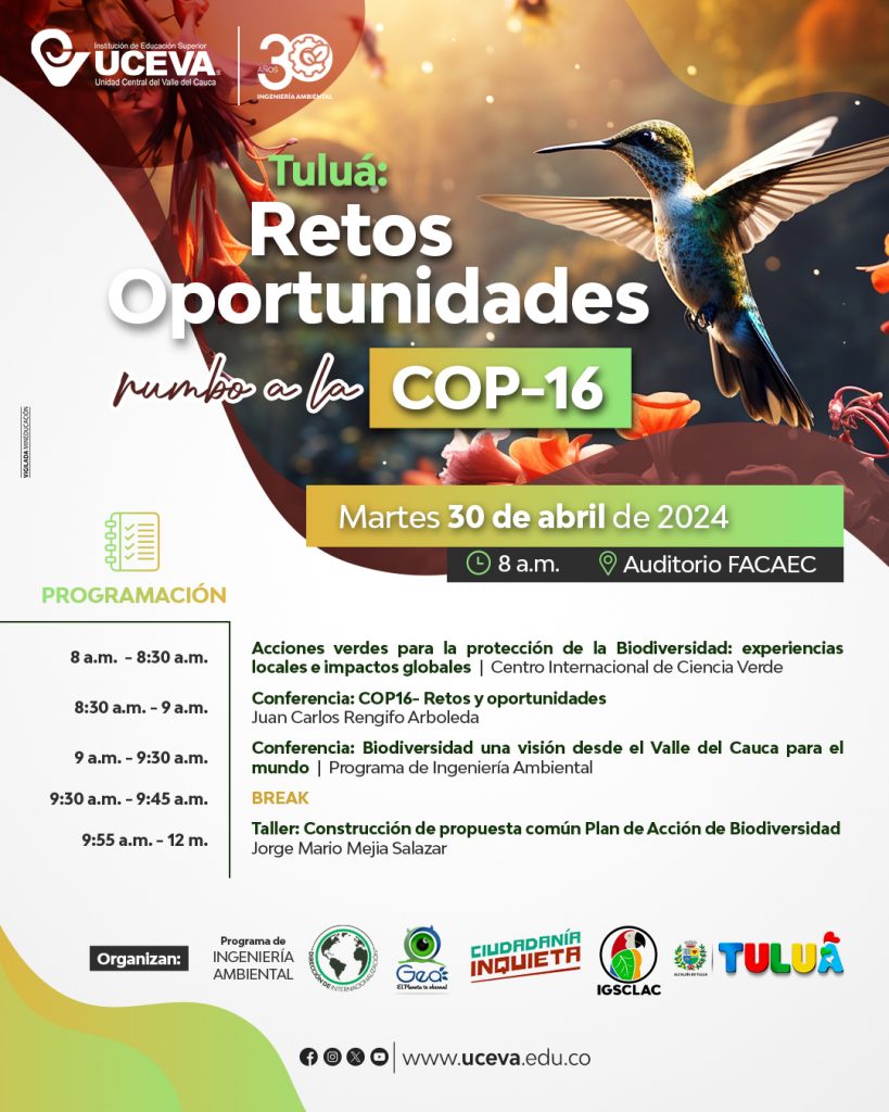 TULUA _ RETOS Y OPORTUNIDADES RUMBO A LA COP-16